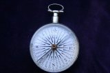 1836年 イギリス ジョージアン 大型 銀無垢 コンパス Georgian Silver Compass