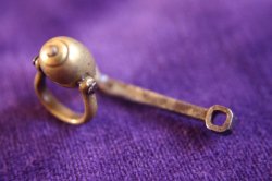 画像1: フランス　オニオン　懐中時計用　巻き鍵
