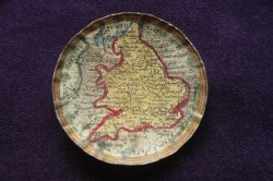画像1: 18世紀　イギリス古地図　懐中時計　ウォッチペーパー
