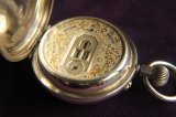 スイス製　銀無垢　ゲデオン・トーメン　デジタル　懐中時計