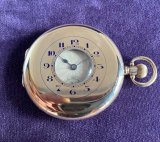 1920-30年代　Rolex  9金無垢　ハーフハンター　懐中時計