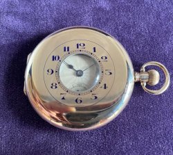 画像1: 1920-30年代　Rolex  9金無垢　ハーフハンター　懐中時計