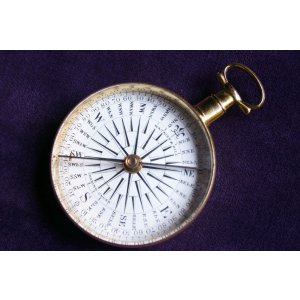 画像: ジョージアン　ロングネック　鍍金　大型　コンパス　ワトキンズ＆ヒル