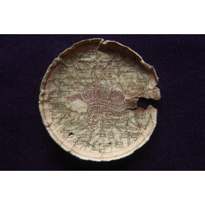 画像: 19世紀初期　ロンドン古地図　懐中時計　ウォッチペーパー