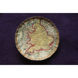 画像: 18世紀　イギリス古地図　懐中時計　ウォッチペーパー